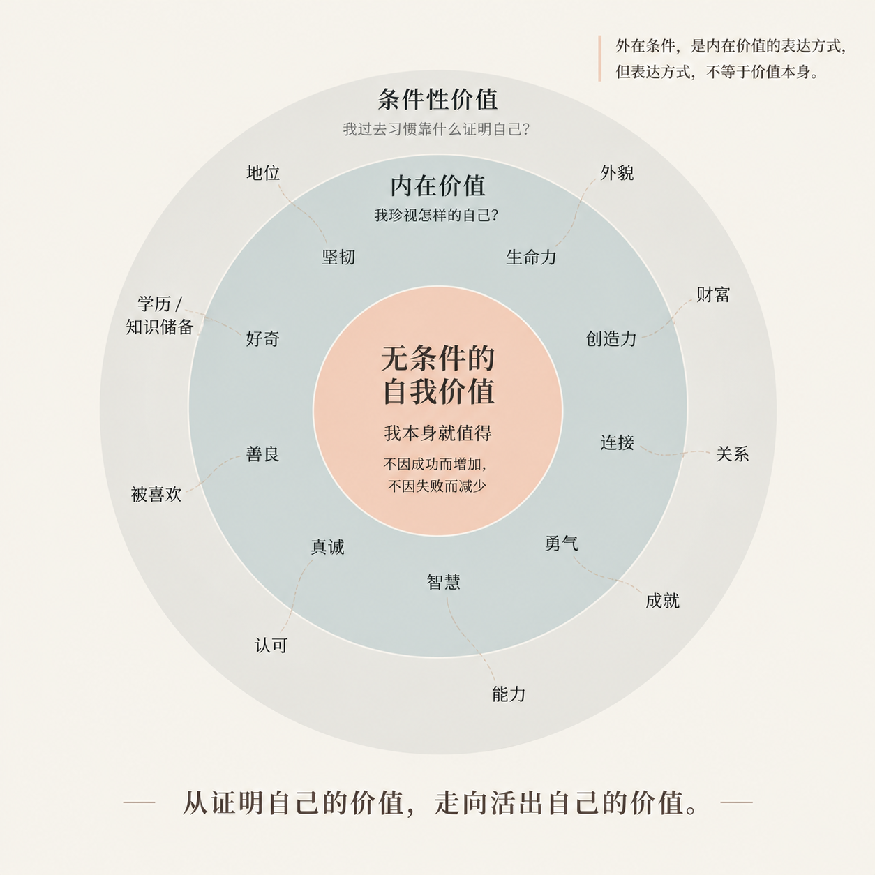 心理学工作坊风格信息图，极简、温柔、专业、高级感，干净留白，1… - 图片创意预览
