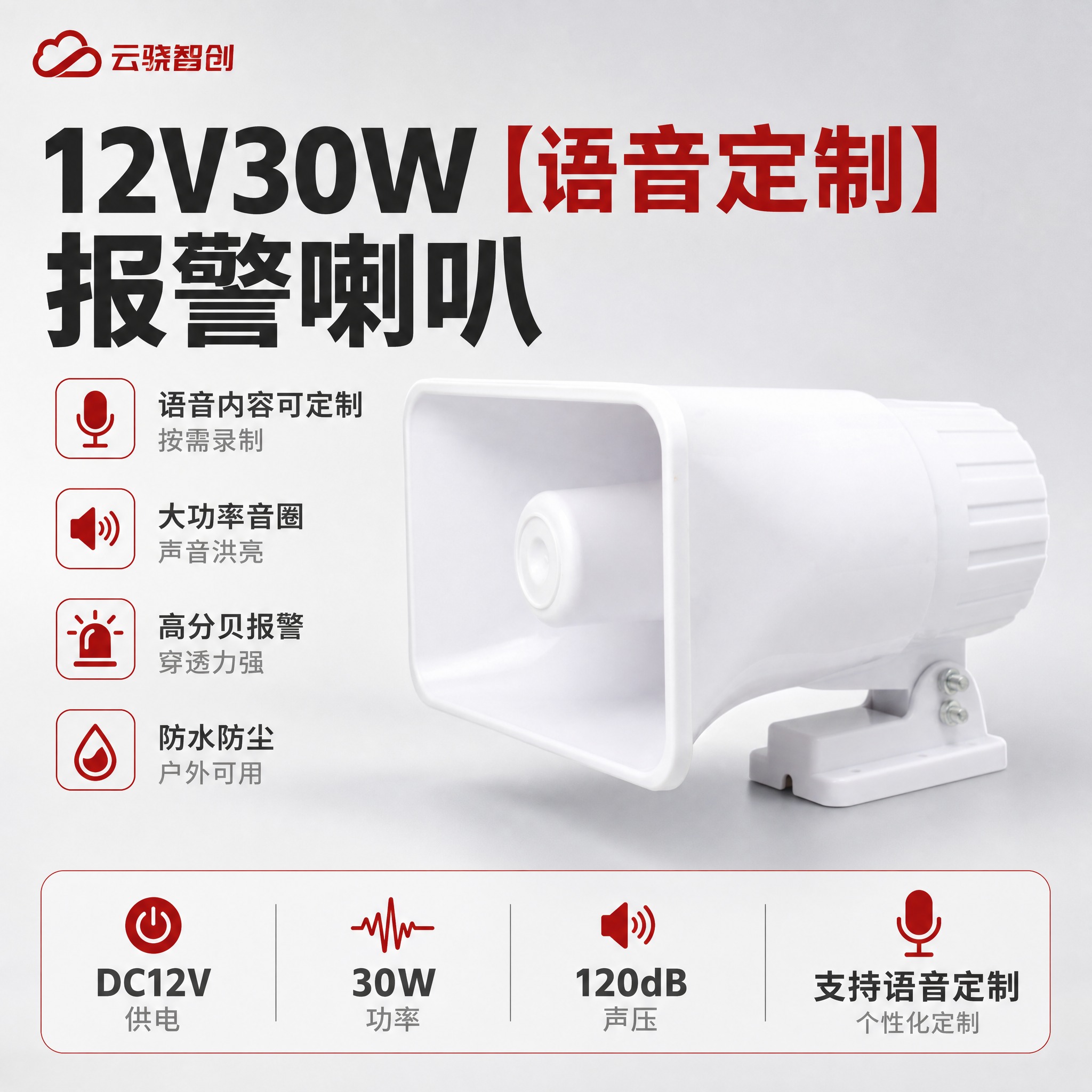 [主图-1] 首图点击率海报，主题为12V30W【语音定制】报… - 图片创意预览