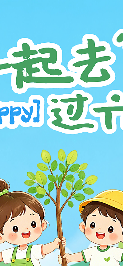 六一61儿童节节日活动宣传流程图插画风长图海报