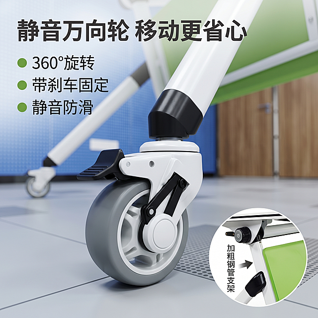帮我生成5张录播教室折叠桌椅淘宝电商主图比例1:1 卖点你帮我想「图片1」「图片1」「图片1」「图片1」
