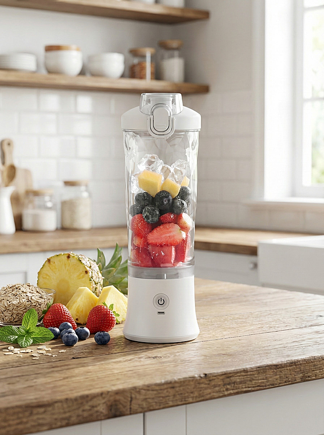 这是个自动搅拌机，生成一个场景