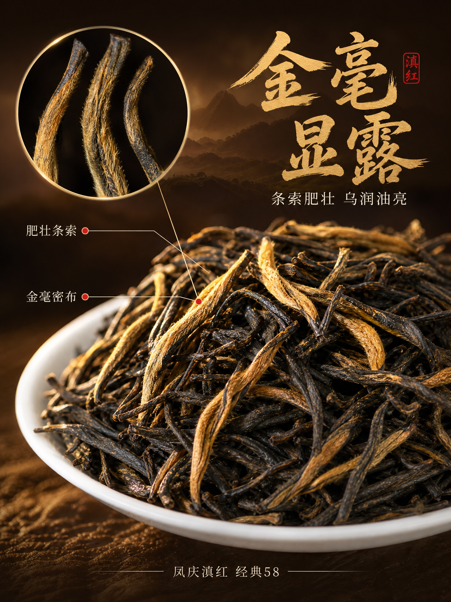 [商品] 使用【图3】干茶碟装图、【图6】干茶特写图；保留干茶… - 图片创意预览