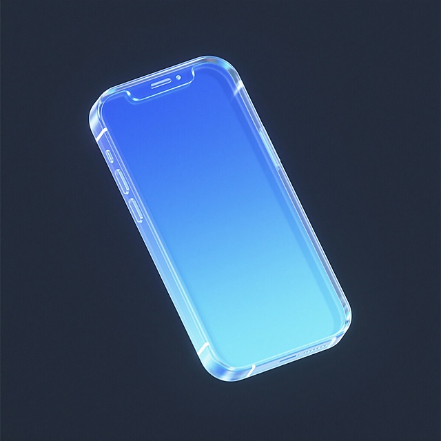 未来感手机设计，3D玻璃风展现科技魅力，虚拟现实体验尽在掌握。