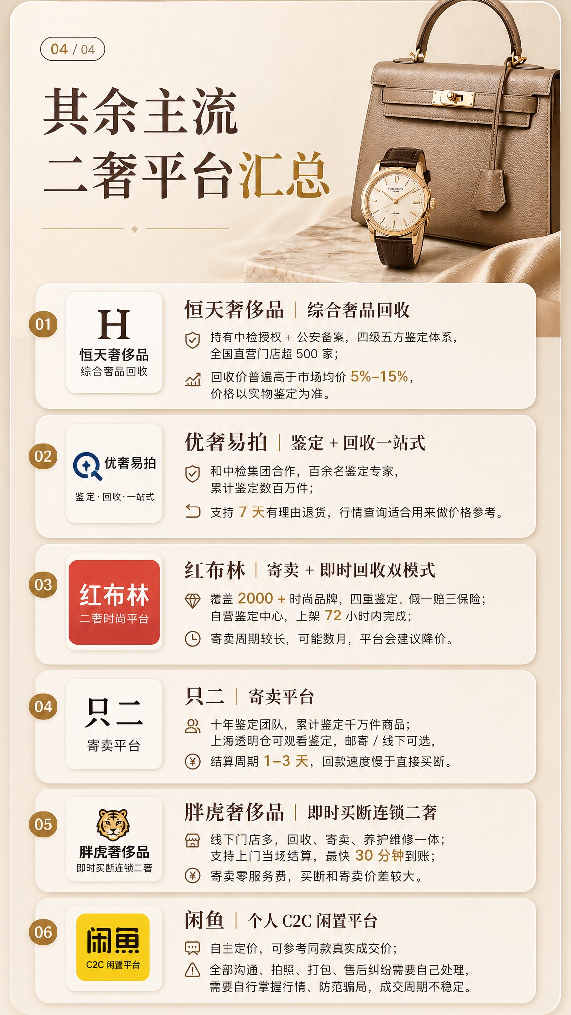 低饱和米棕底色、深咖主文字，金色高亮重点文字；简约奢侈品静物图… - 图片创意预览