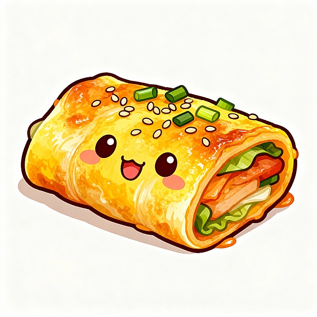 烤冷面类的卡通