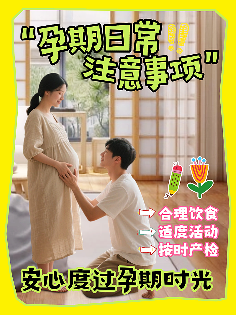 小红书视频封面大字吸睛爆火母婴怀孕分享封面图