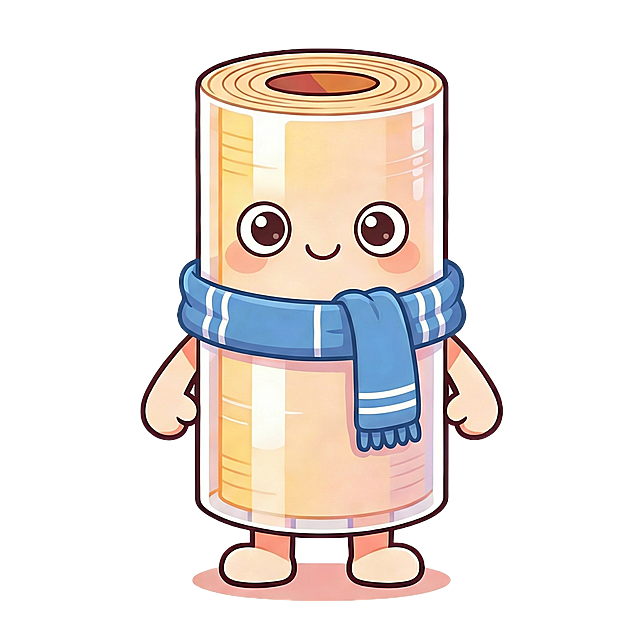 模仿参考图的画风，生成卷膜卡通人物，眼神端正不转悠，1:1尺寸