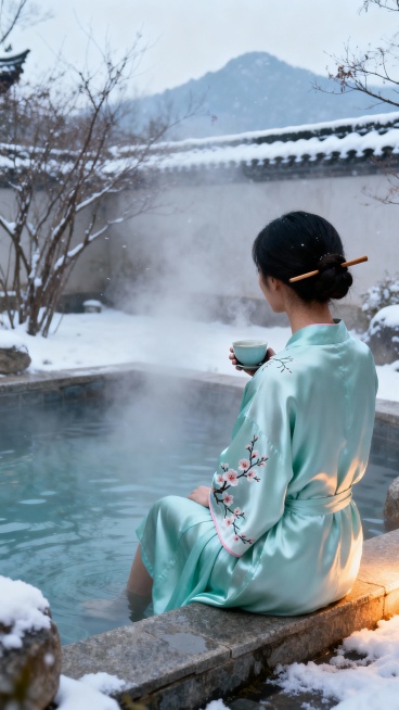 肩膀上没有手 右手举茶杯预览效果