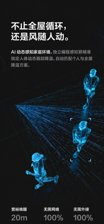 移除画面左侧的风扇，保留所有其他原有内容，包括蓝色光线风效、所有文字、三个蓝色线框人体图形和黑色背景科技风格预览效果