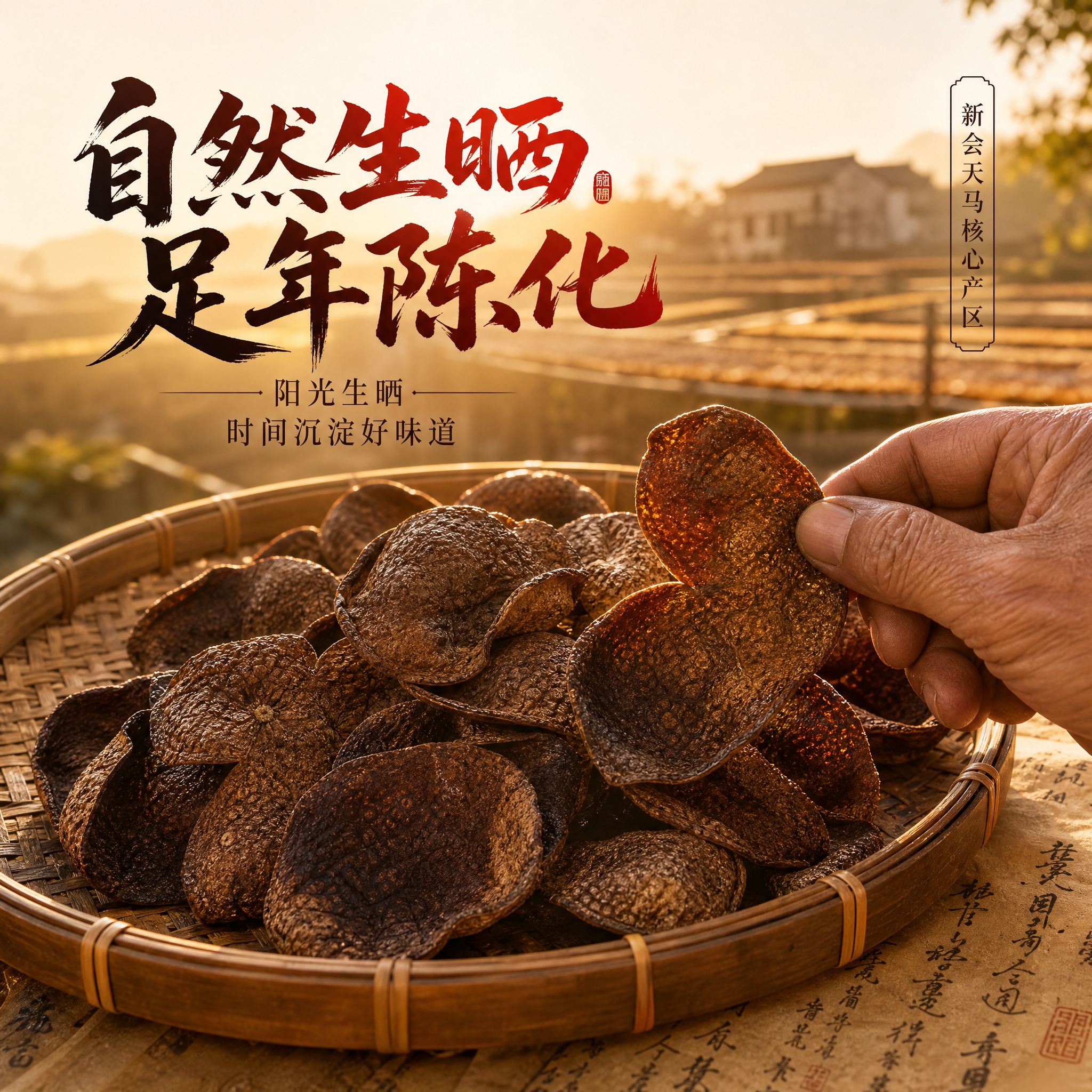 [主图-2] 核心亮点溯源 自然生晒足年陈化主题。 [统一基调… - 图片创意预览