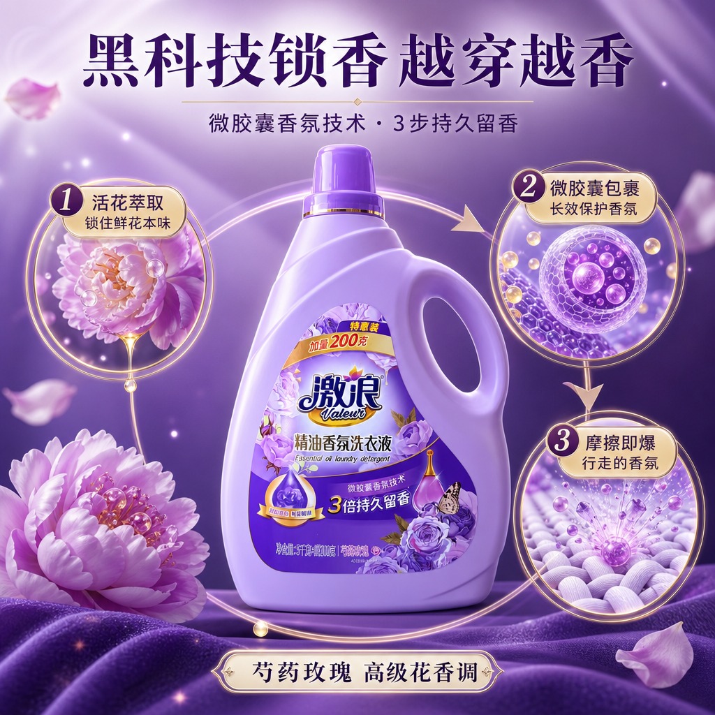 [商品] 使用【图1】激浪精油香氛洗衣液5.2kg特惠装；保留… - 图片创意预览
