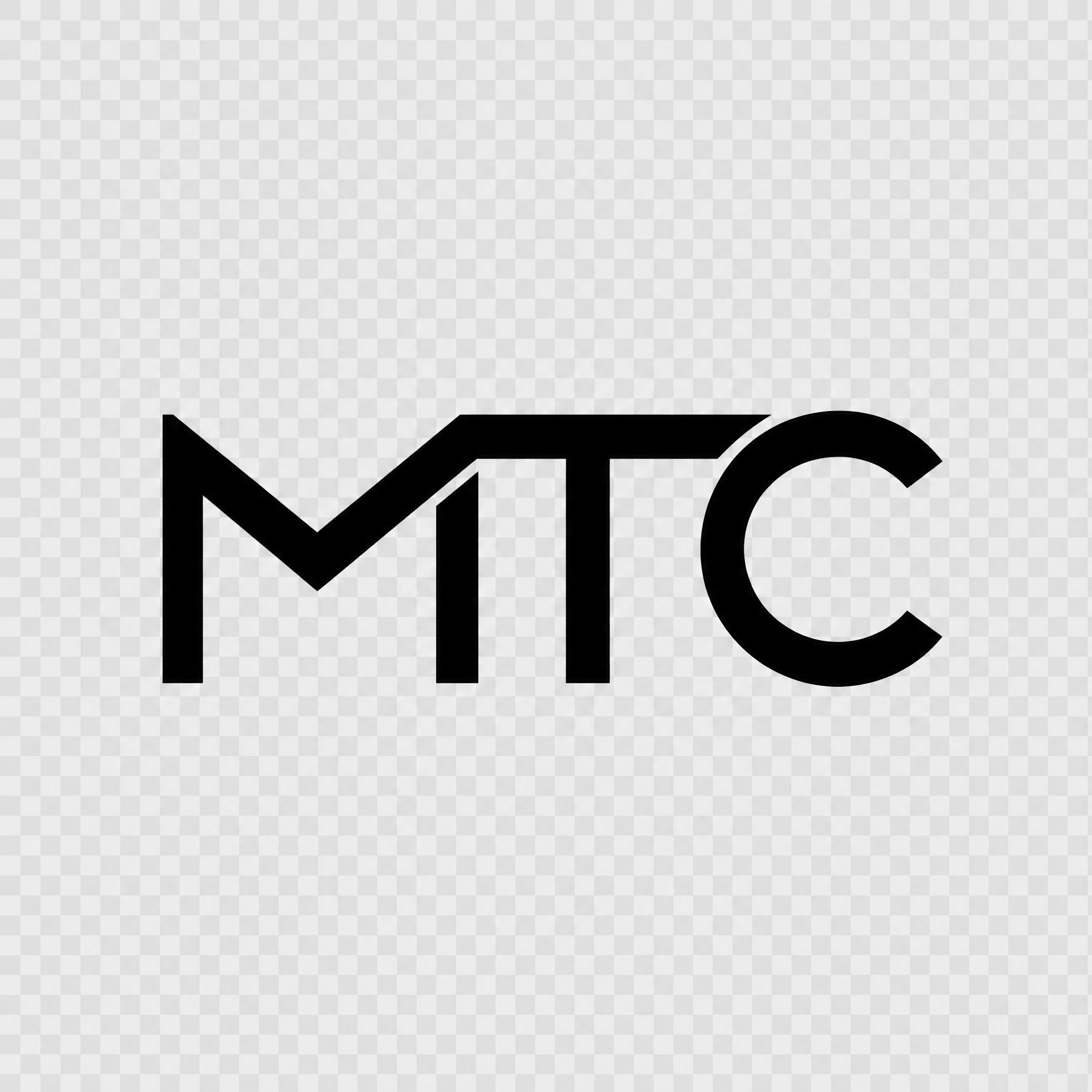 将图中的白色"MTC"字母字体颜色改为纯黑色，保持字体形状、设… - 图片创意预览