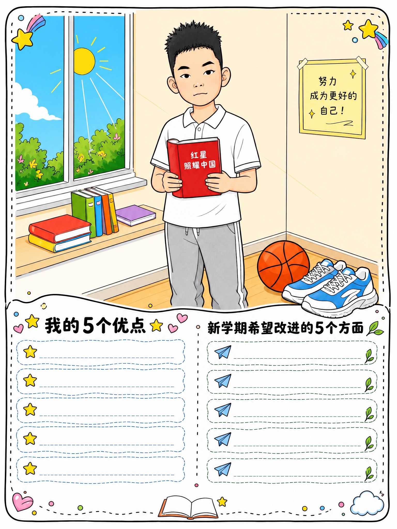 将这张黑白线稿图变成彩色版本，作为涂色参考。色彩明亮活泼，适合… - 图片创意预览