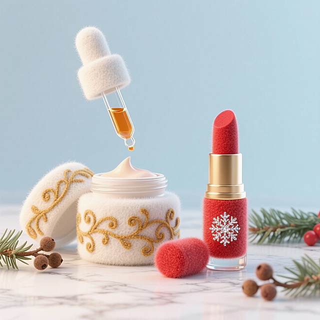 毛毡质感 | 4个奢华美妆产品元素