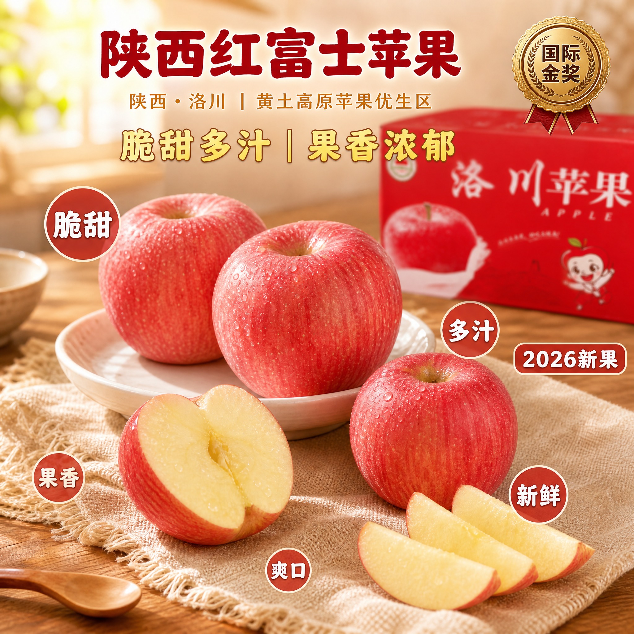 京东电商主图，800×800像素，1:1正方形。食品生鲜水果类… - 图片创意预览