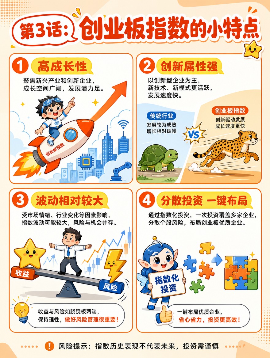 [商品] 无实物商品，为创业板ETF投资者教育内容，主题为趣味… - 图片创意预览