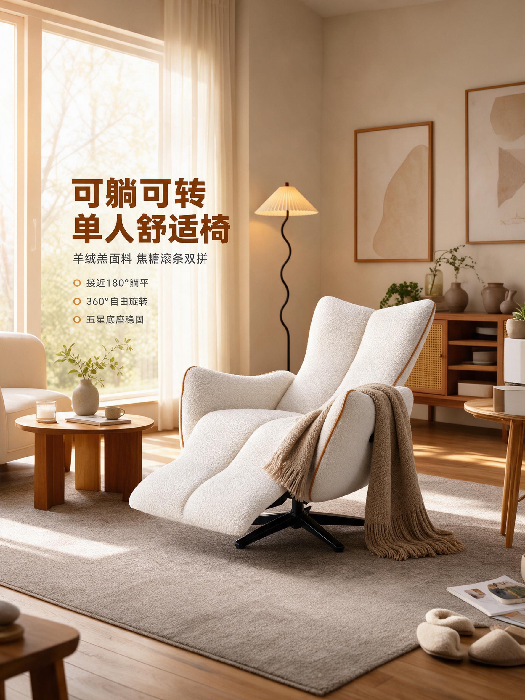 将图片调整为3:4竖版比例，上下方向自然延伸原图的家居客厅场景… - 图片创意预览