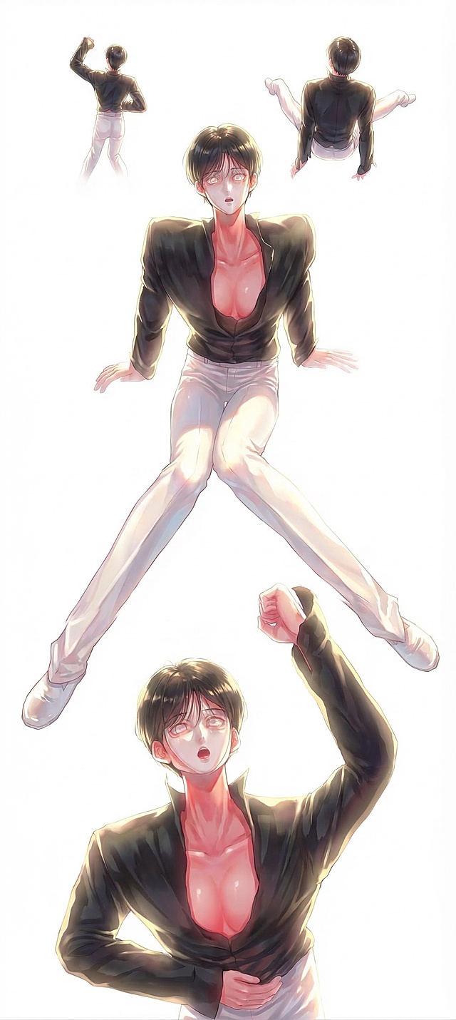 重新生成，调整为新海城动画风格画质，光影细腻明亮，提升画面细节，保留原图人物、构图和白色背景