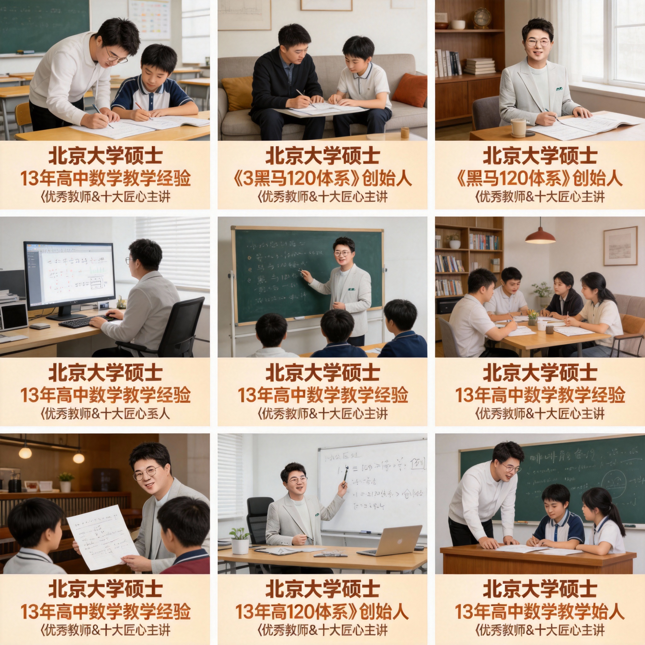 老师在辅导学生高中数学作业，学生年纪在16岁左右，老师替换成这… - 图片创意预览