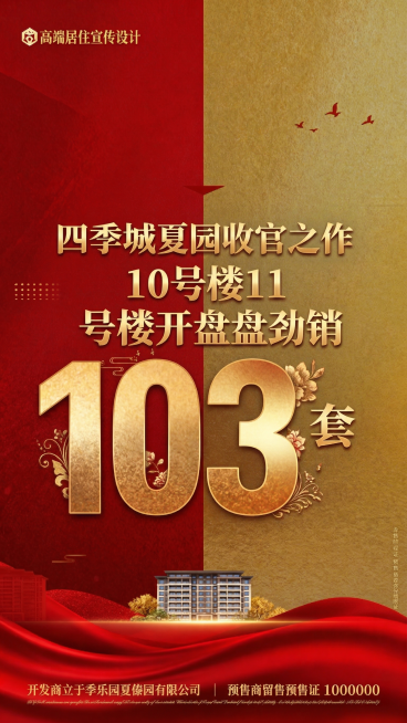 主色为红色，字体改为渐变金黄色，字体改为艺术体，预览效果