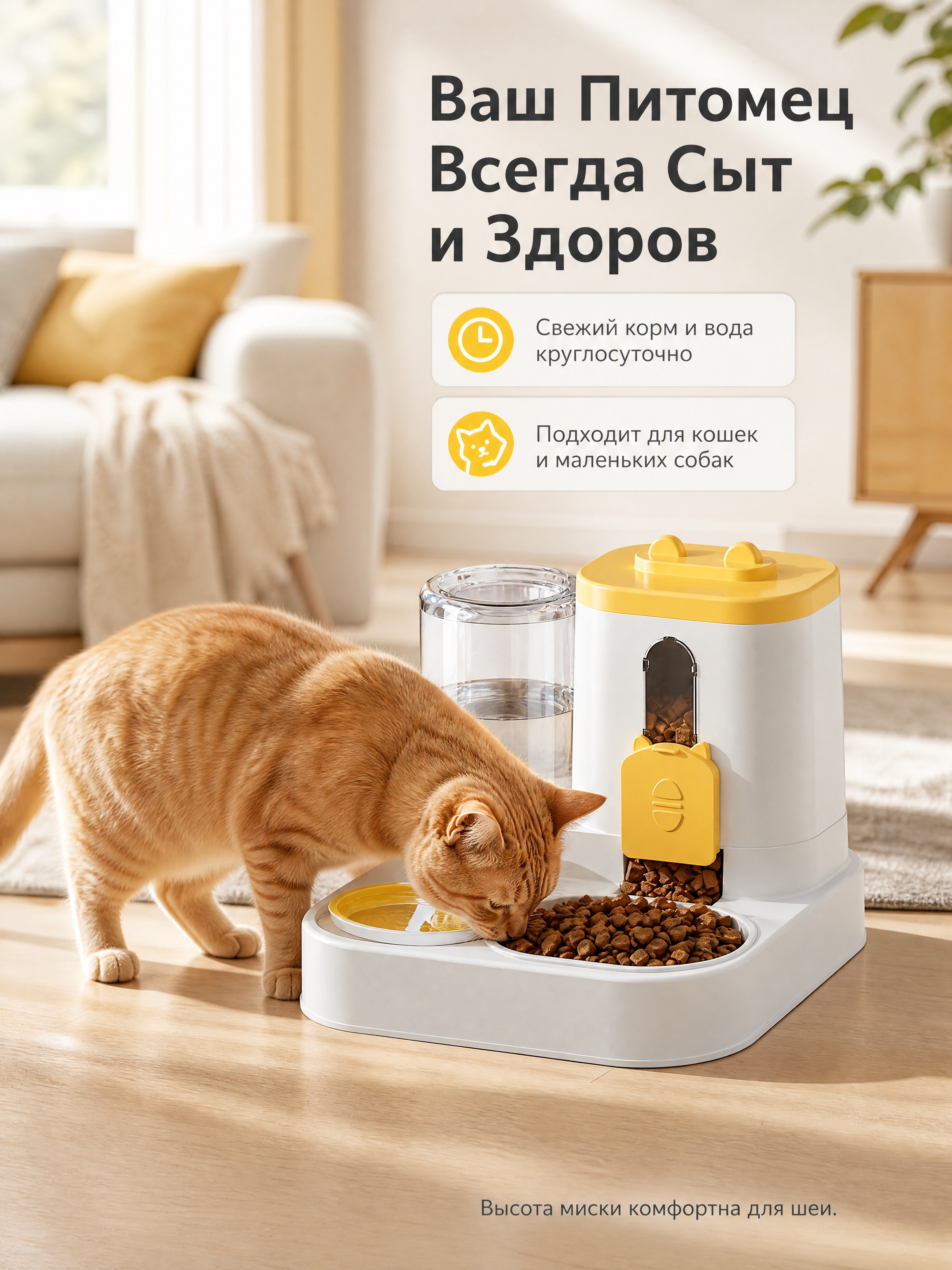 [商品] 使用【图1】宠物自动喂食喂水一体机；保留整体结构、白… - 图片创意预览
