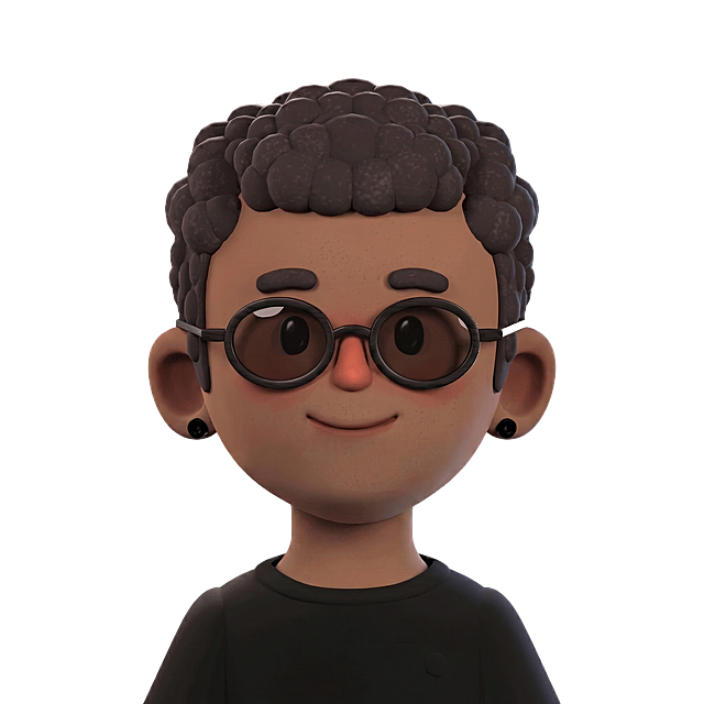 保持这个人形象整体不变，只去除脖子上的纹身，将纹身位置修改为和颈部一致的肤色，其余所有元素（发型、眼镜、肤色、表情、衣服、耳钉等）都保持原样不变