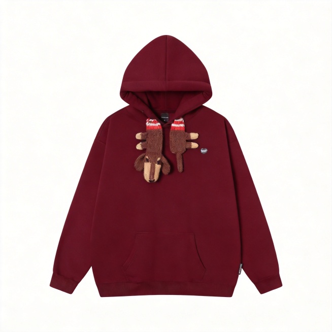 衣服改成酒红色预览效果