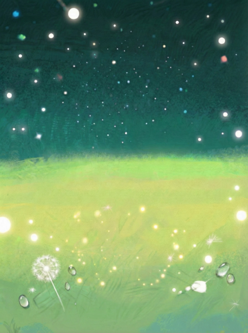 星空的颜色变成墨绿色预览效果