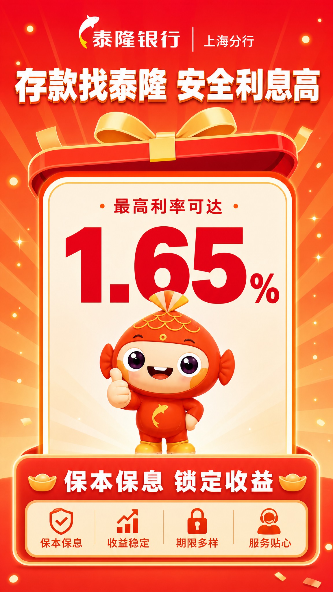 基于参考图改稿，输出全新一版竖版银行海报。以【图1】的海报要素… - 图片创意预览