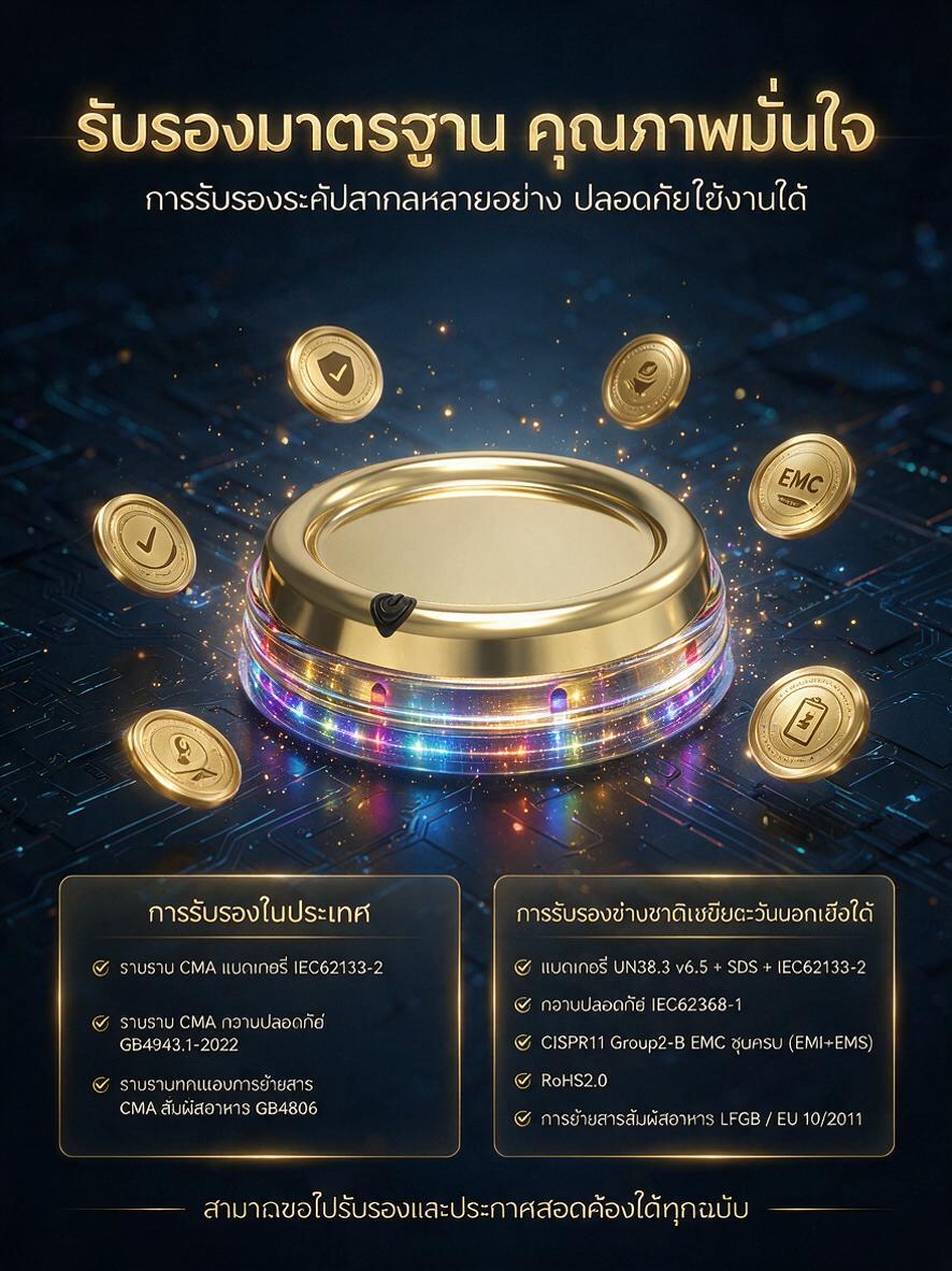 หน้าข้อมูลการรับรอง ภาษาไทย พื้… - 图片创意预览