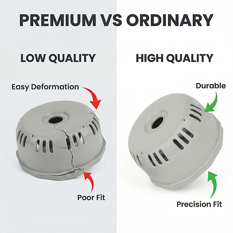 [主图 6] comparison with ordinary
[氛围风格] 硬核品质对比，客观直观。
[画面元素] 商业摄影质感、光线柔和通透、产品清晰真实、画面干净高级。双栏对比布局，左侧展示普通