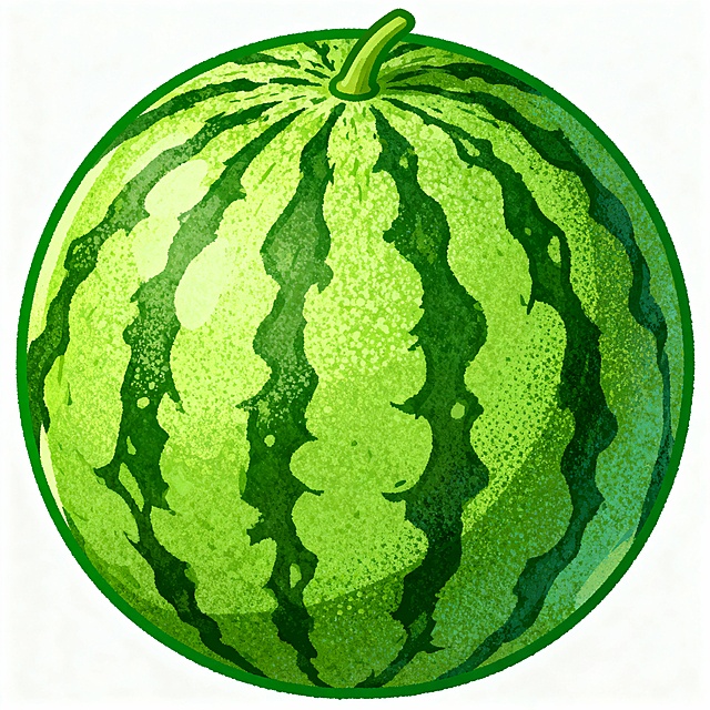 参考生成新的西瓜大小尺寸都不变