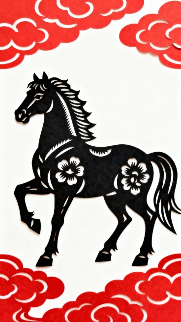 不同风格，马，完整视觉元素。
竖版图片12张。画面比例9:16。预览效果