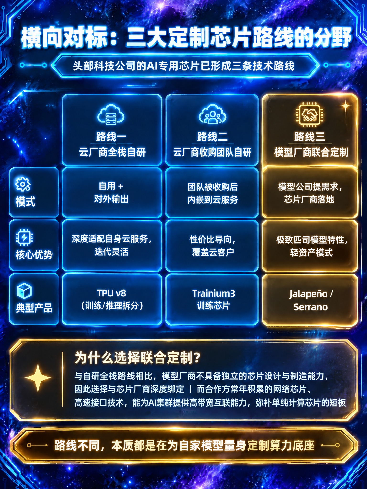参照这张图的深空黑紫科技质感风格，生成一张新的横向对标信息图，… - 图片创意预览