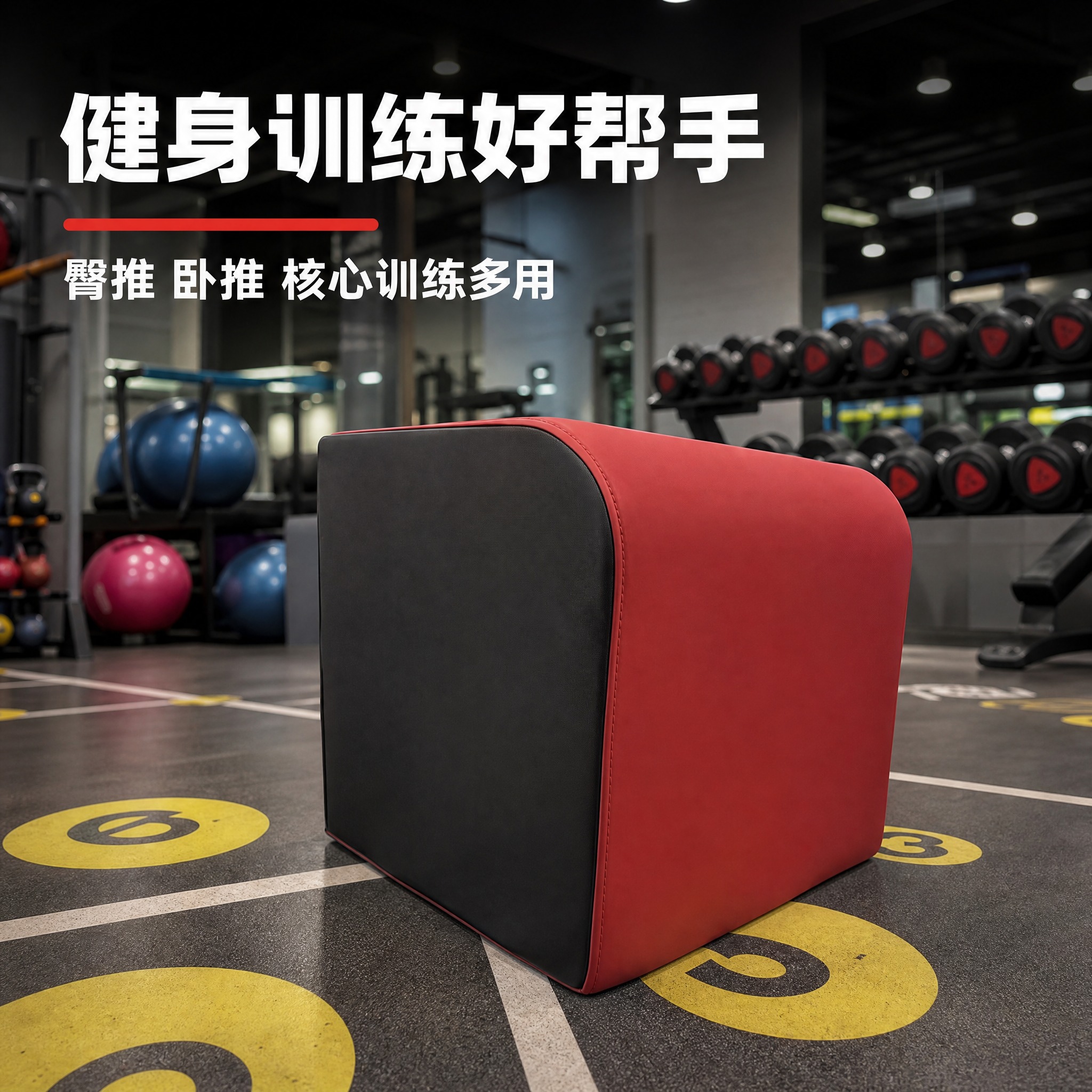 [主图-4] 使用场景 健身房真实使用环境 [统一基调] 专业… - 图片创意预览