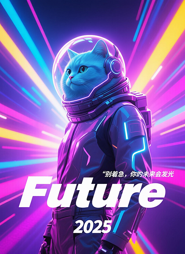 将图片上的角色换成蓝色胖猫，风格保持不变