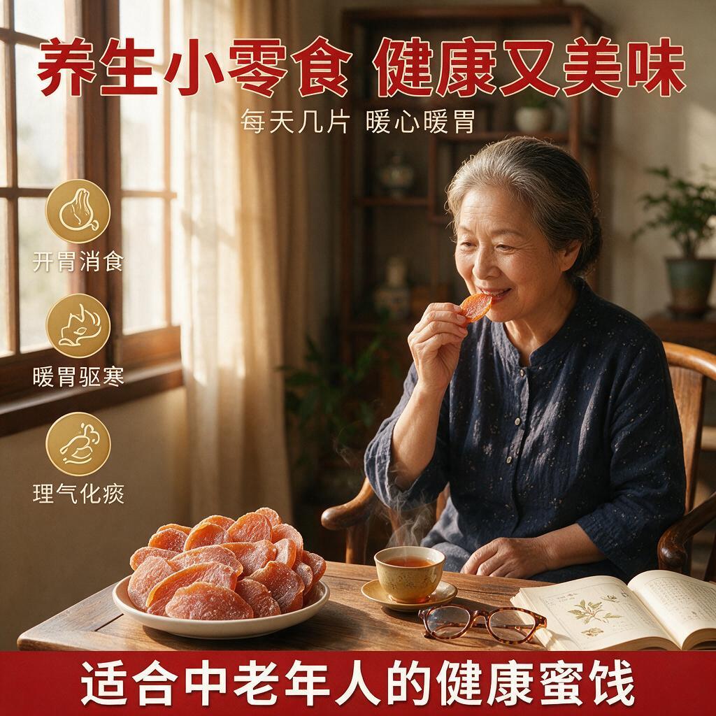 [主图-4] 陈皮紫苏乌姜片中老年养生场景体验图，温馨生活化。… - 图片创意预览