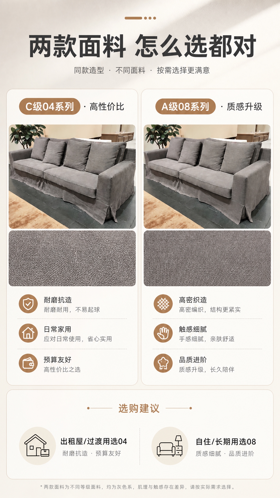 [商品] 使用【图1】S1030半月崧灰色布艺沙发；保留整体造… - 图片创意预览