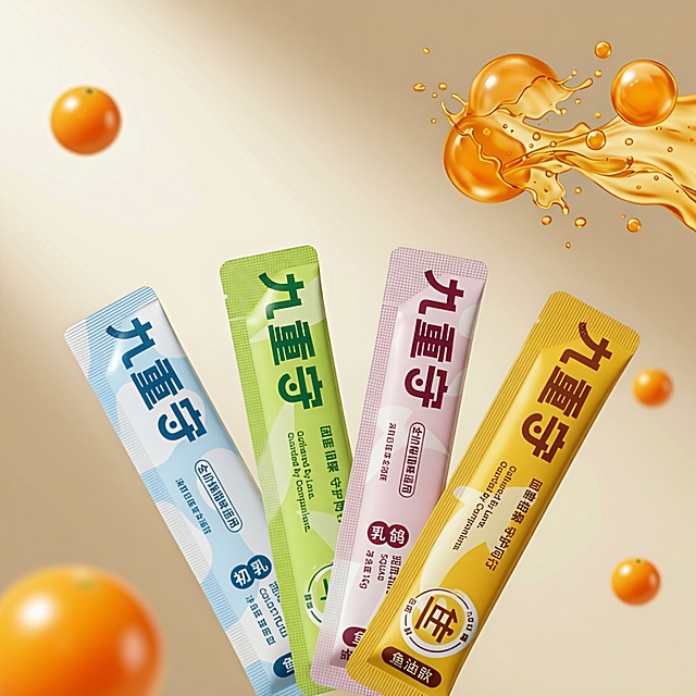 爆珠再金橘色  字重新排版 