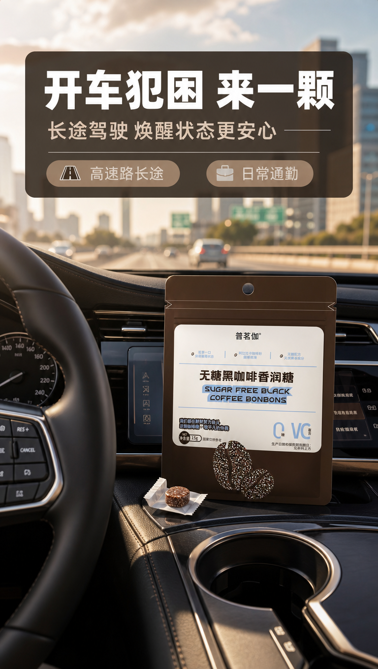 [商品] 使用【图1】普茗伽无糖黑咖啡香润糖袋装产品图；保留所… - 图片创意预览