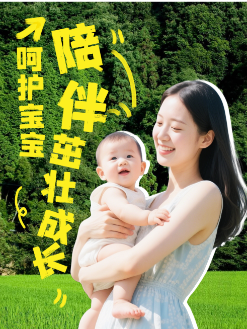 母婴宝妈宝宝，小红书好看的简约封面预览效果