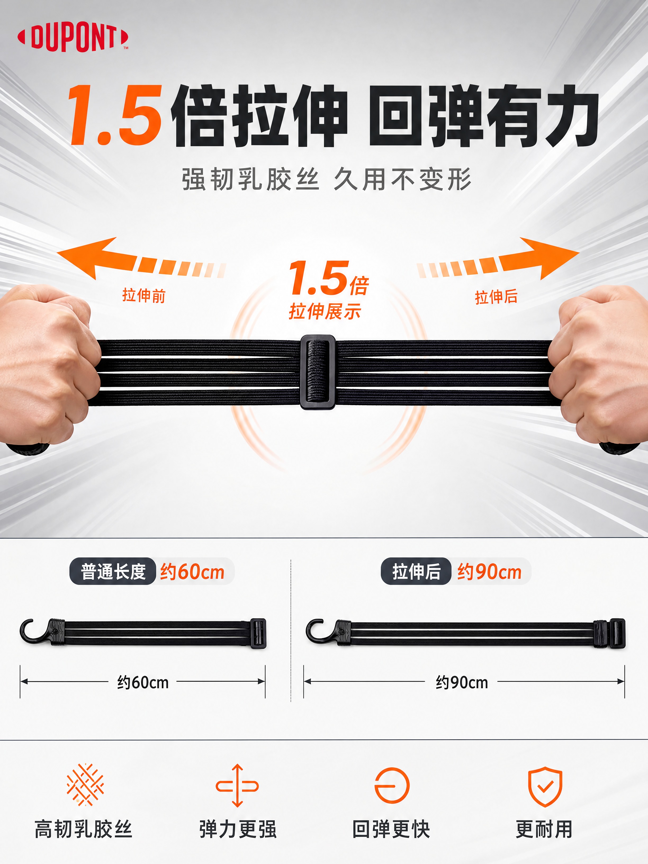 [商品] 使用【图4】【图8】黑色杜邦弹力捆绑带；保留四股结构… - 图片创意预览