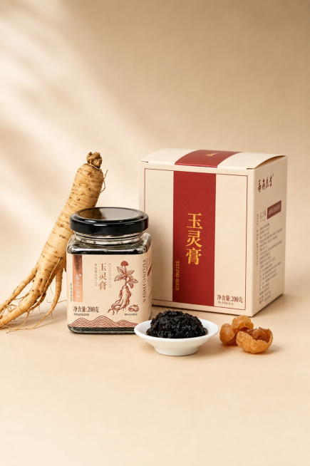 去除盒子前面的人参，将背景色调调整成和第二张参考图一致，保持所有产品清晰，保持图片的整体清晰度和质感预览效果
