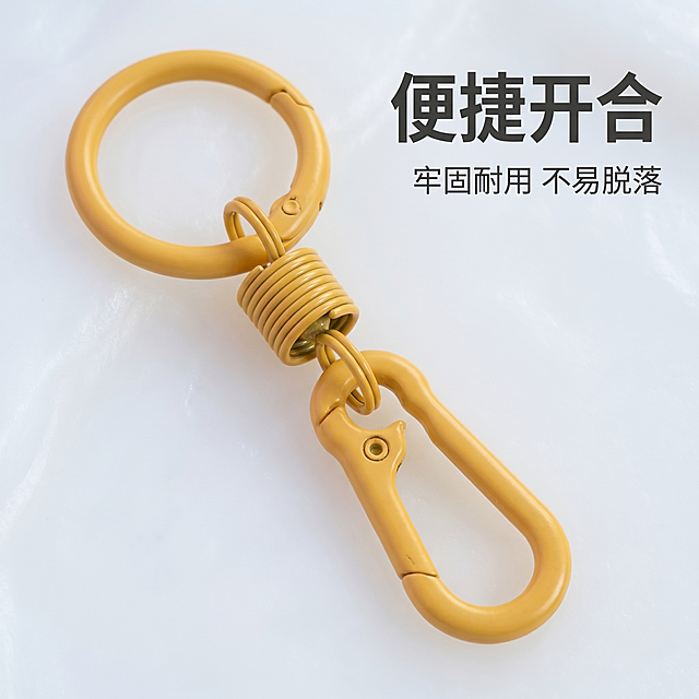 「图片1」这是一款糖果色系的可爱款包包挂扣，我要做一套淘宝主图，请根据这款产品帮我出一套主图，图片上要配上适合的场景和文字，要突出产品特点