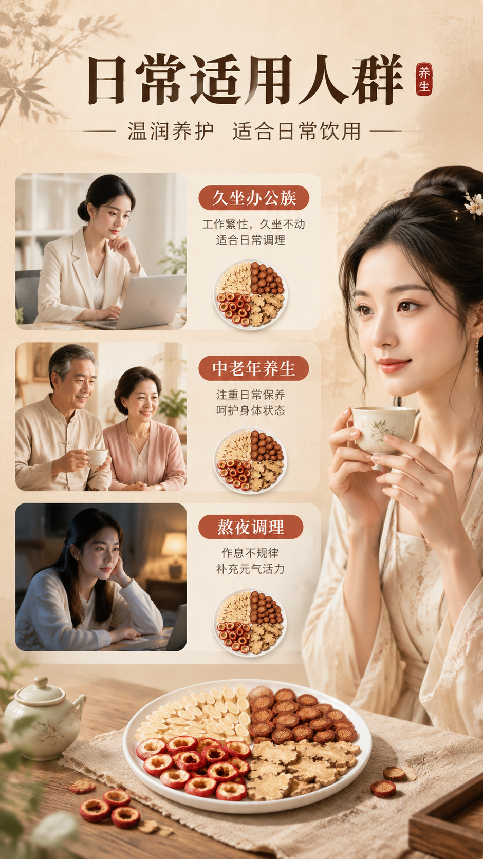 [商品] 使用【图1】四通汤四味原料（黄芪、山楂、川芎、丹参）… - 图片创意预览