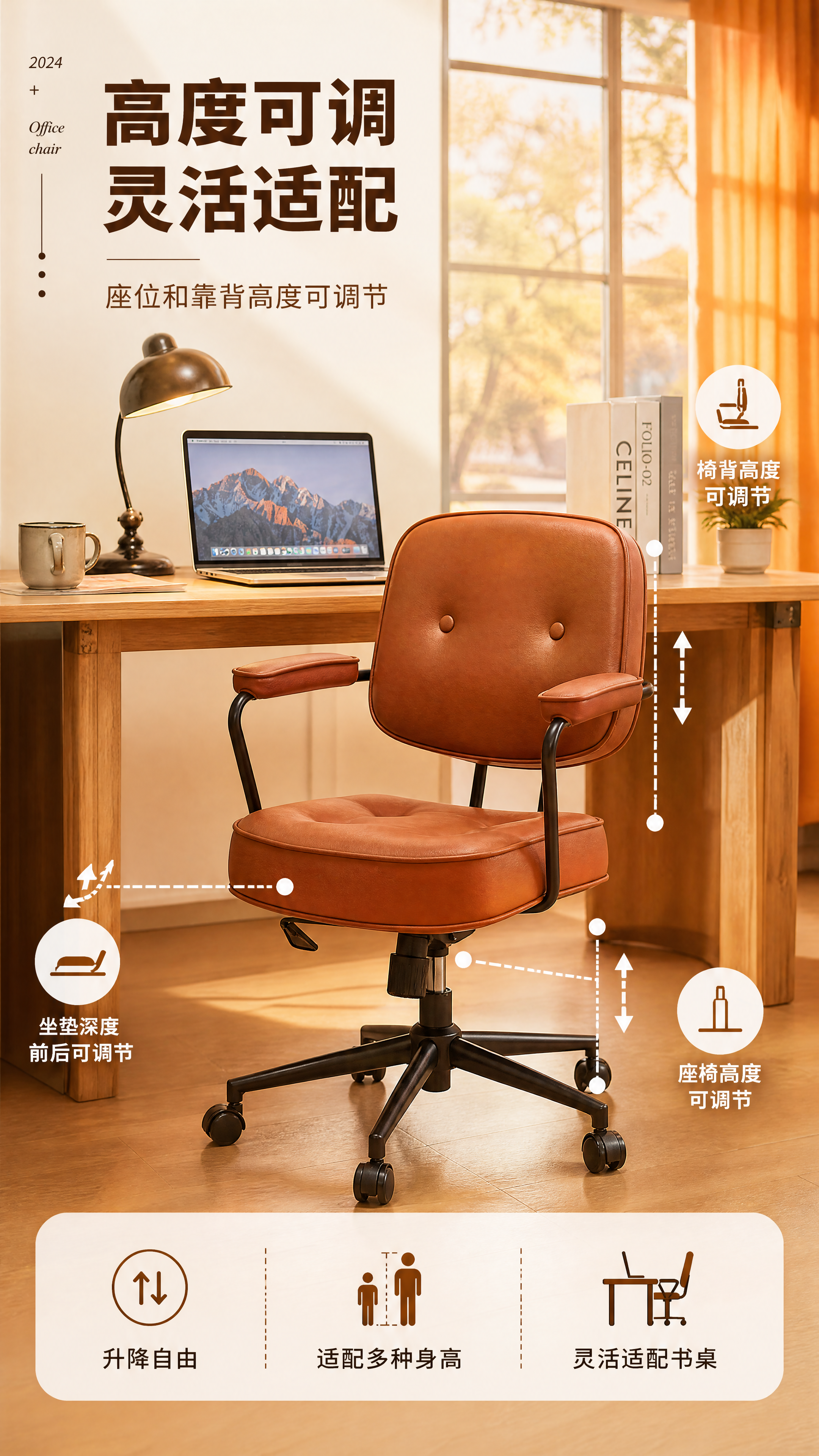 [第13张] 高度调节总览页-多维度调节示意。本张使用【图1】… - 图片创意预览