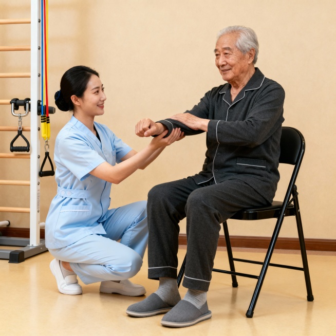 做一套关于功能照护服务的主图*1张+轮播图*3张，尺寸要求180PX*180PX，品牌名是”福寿苑“预览效果