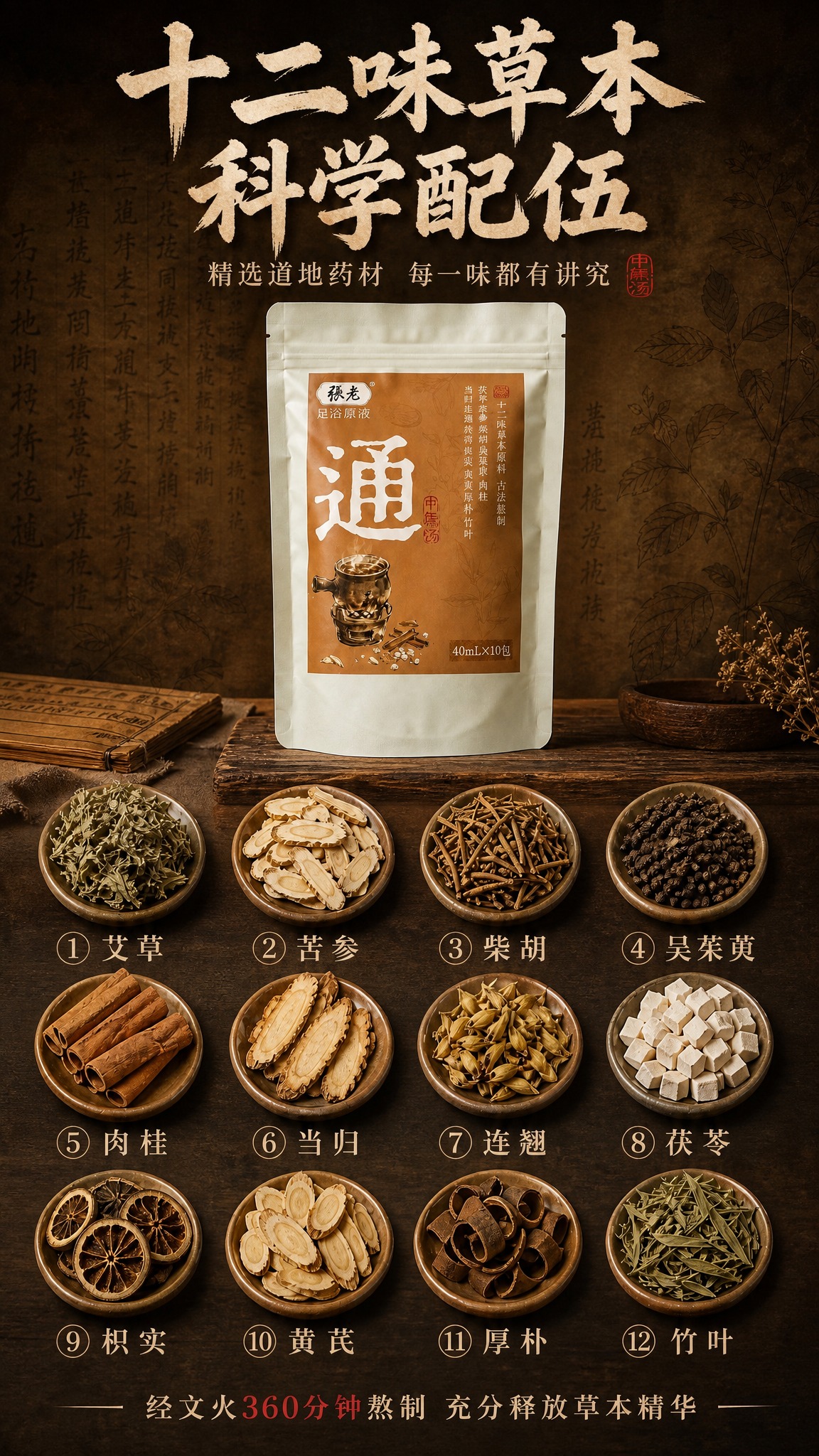 [商品] 使用【图4】张老中焦汤·通足浴原液产品图及十二味草本… - 图片创意预览