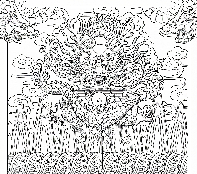 参考图生成高清精细刻画版线稿