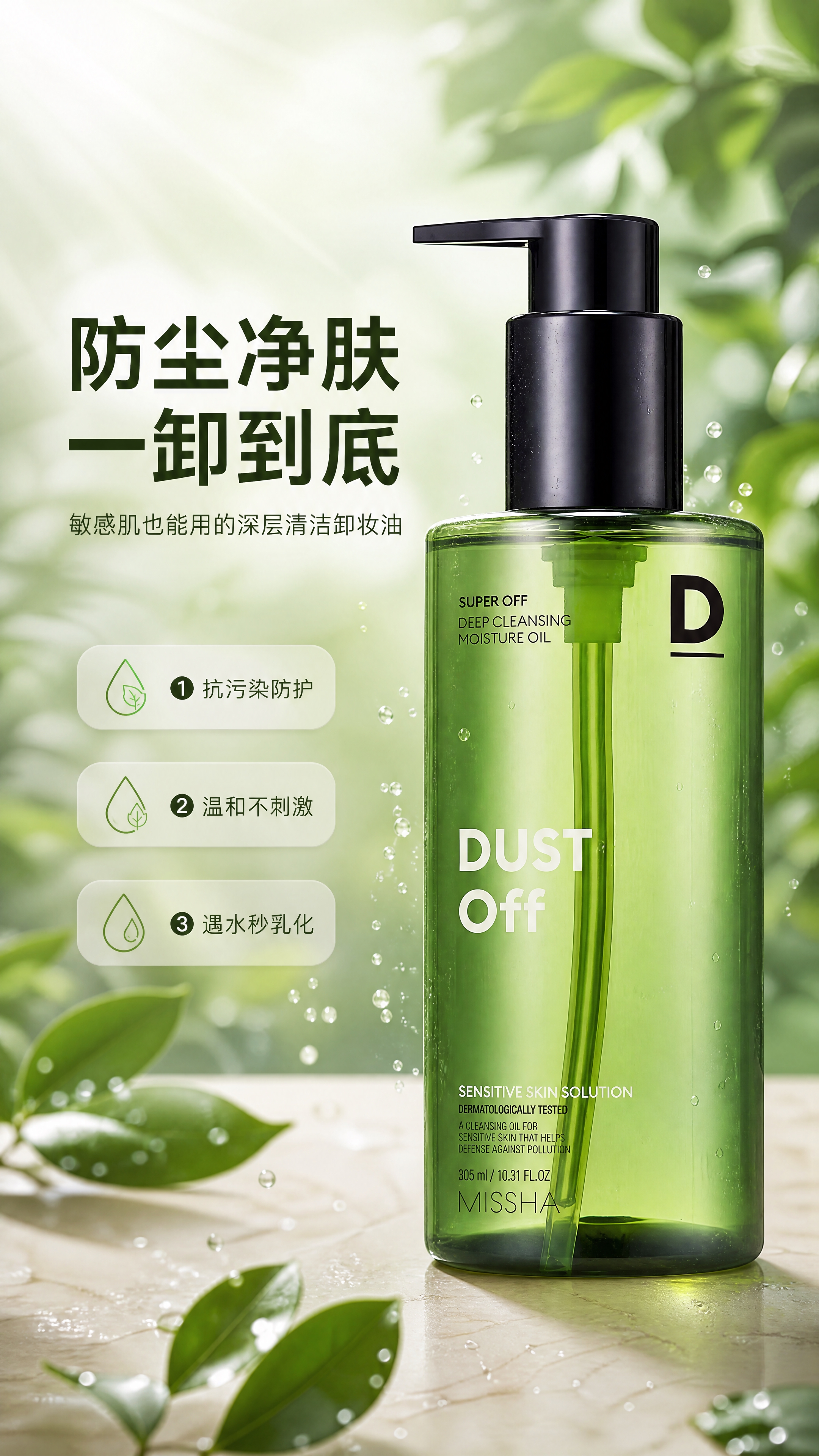 [商品] 使用【图1】MISSHA DUST Off深层清洁保… - 图片创意预览